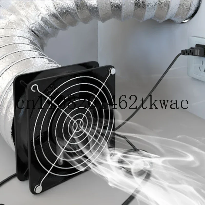 Plug 220V Solder Smoke Absorber Fan Air Ventilator Pipe Ventilation Exhaust Fan Mini Extractor for Bathroom Toilet Duct Fan