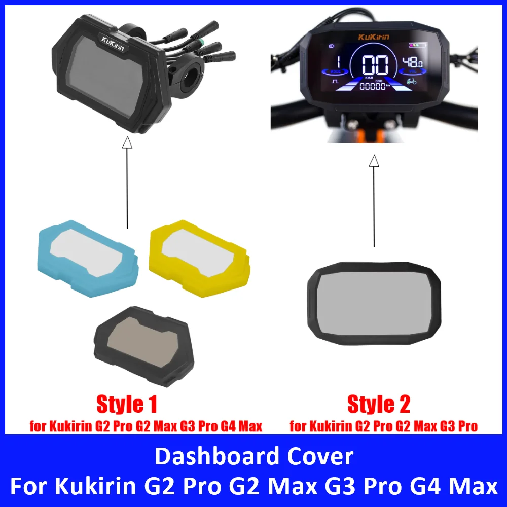 LCD-Display-Schutzfolie Instrumentenschutz für Kukirin G2 Pro G2 Max G3 Pro G4 Max Elektroroller Silikon-Armaturenbrettabdeckung