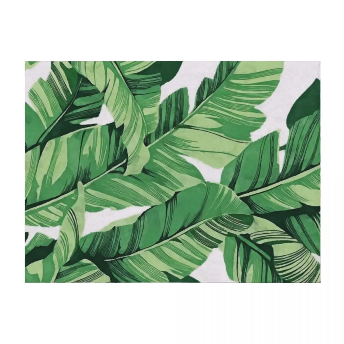 

Tropical banana leaves III Throw Blanket funny gift Shaggy Plaid Bed Blankets
