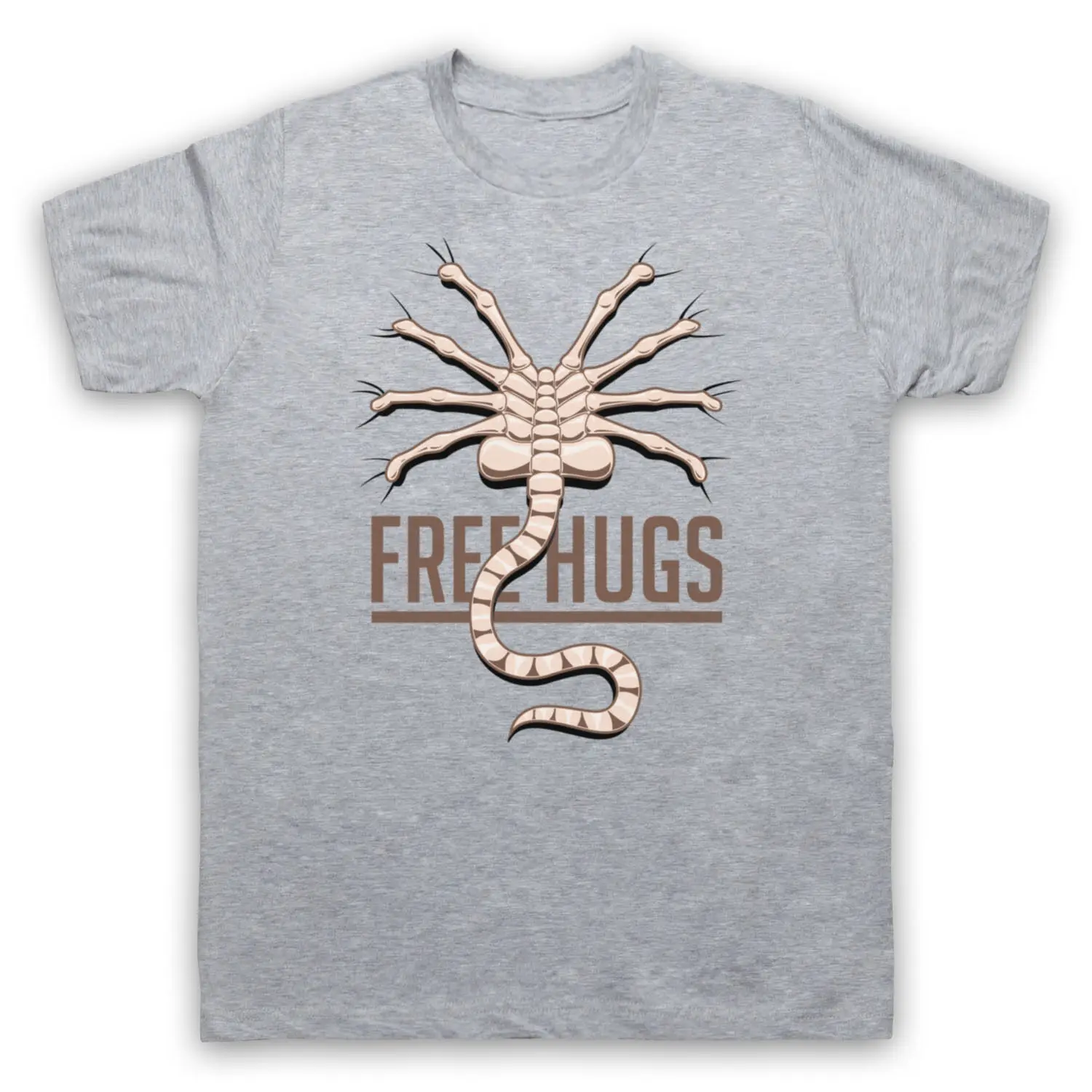 2025 تي شيرت بيع جيد في الصيف عناق مجانية الغريبة FACEHUGGER ALIEN SCI FI الخيال العلمي مقابل الجنس فيلم تي شيرت