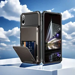For iPhone X XS MAX XR Case Wallet ID Slot Credit Card Case For iPhone XR X XS XSMAX 10 Cover For iPhone XR XS Funda Coque