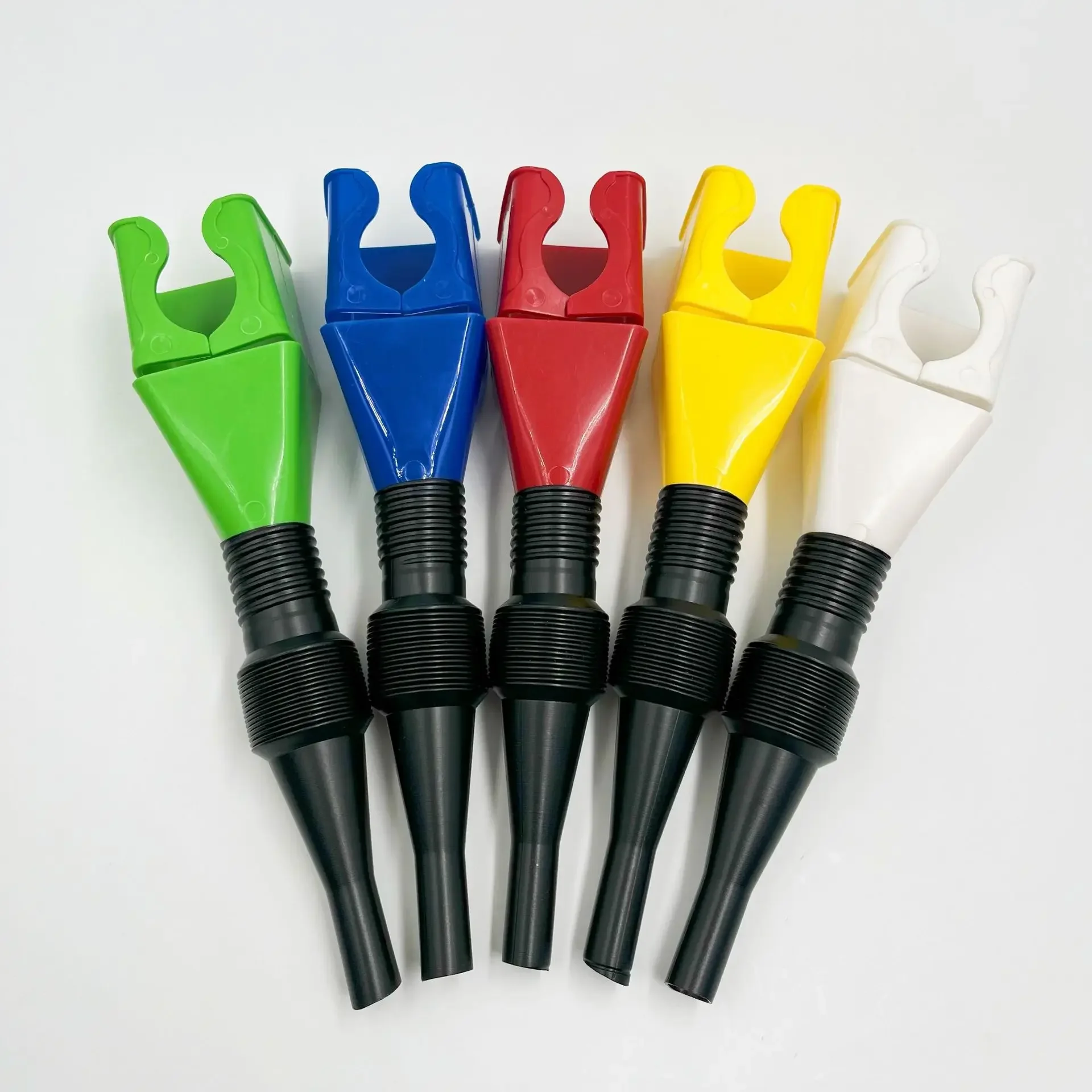 Plastic  Funnel for Car & Motorcycle Engine Transfer Tool with Free Hand Support - Motorbike Refueling Accessory
