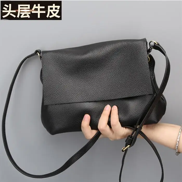 

2025 Модная повседневная мягкая кожаная сумка через плечо на одно плечо из воловьей кожи, простая дизайнерская роскошная сумка