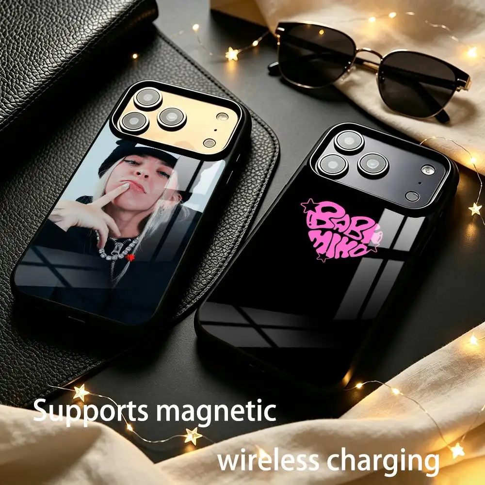 Y-Young Miko SINGER   Wireless Charging Phone Case For iPhone 11 12 13 14 15 16 17 Pro Max