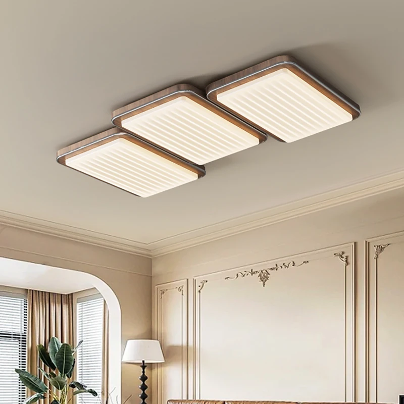 Living Room Ceiling Light Full Spectrum Eye Protection Cream Style Creative Premium Look Bedroom Living Room Lighting Chandelier