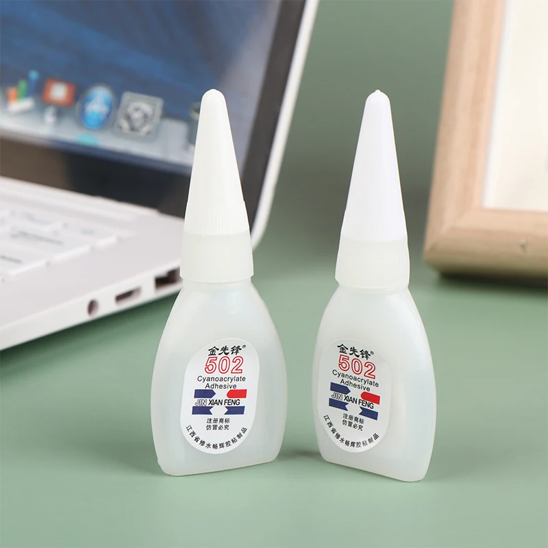 20mL/60mL Quick-drying Super Glue 502 Instant Strong Adhesive Toys Crafts Shoes Paper Plastic Fast Repairing Universal Adhesion