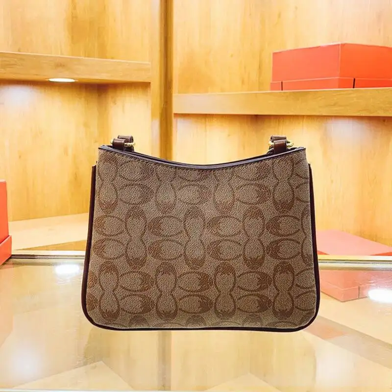 Geometric Print Women's Crossbody Bag PU Leather Elegant Ladies Shoulder Bag Classic Commuter Clutch Luxury Designer Bags
