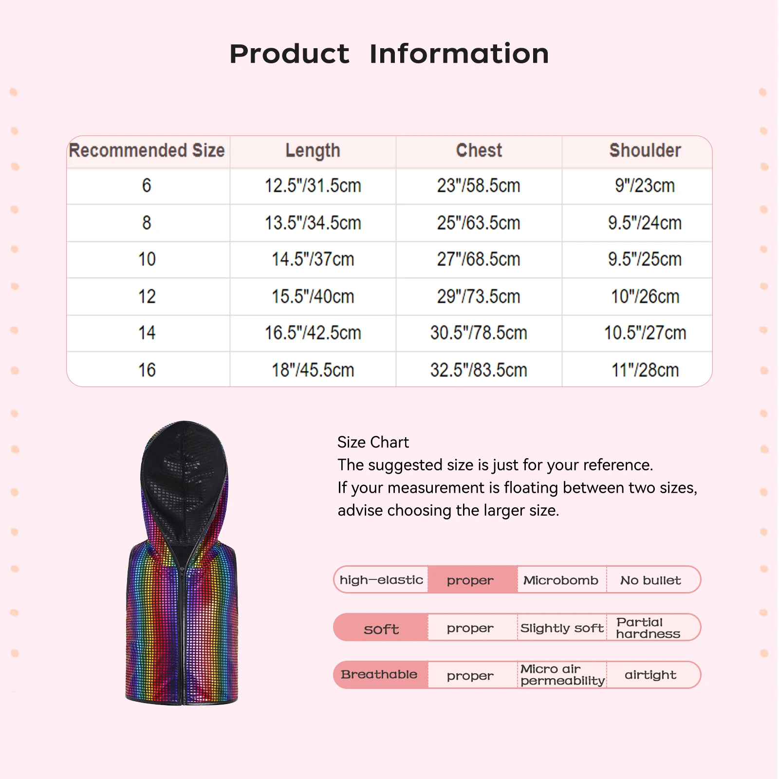 الأطفال لامع منقوشة الهيب هوب الجاز شارع الرقص مقنعين سترة بلا أكمام المتسابق عودة زيبر صدرية عرض المدرسة حفلة Dancewear