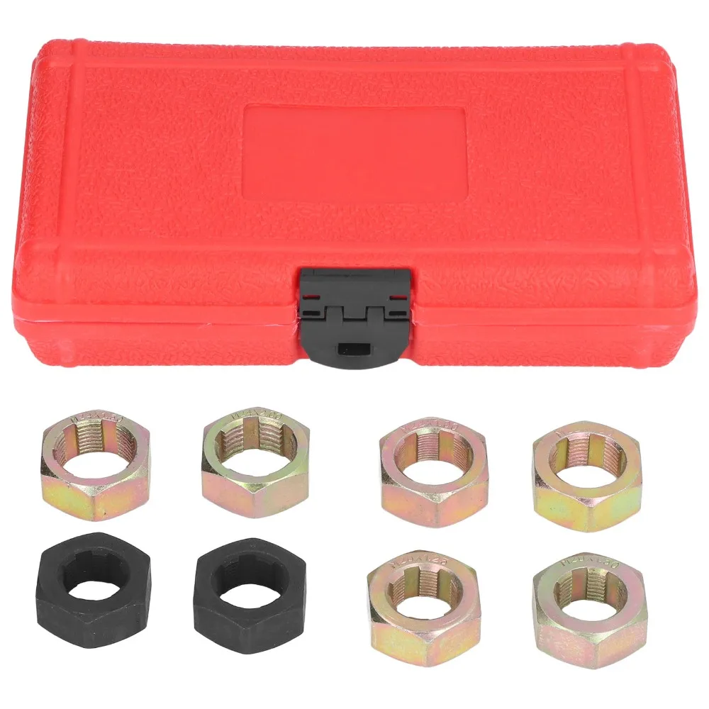 8PCS Multi-Size Axle Spindle Thread Chaser Set M20 M22 M24 UNEF 13/16