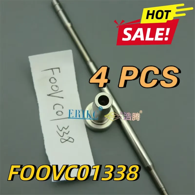 4PC Common Rail F00VC01338 Control Valve FOOVC01338 / F00V C01 338 For Injector 0445110273 0445110435 0445110247 0445110248