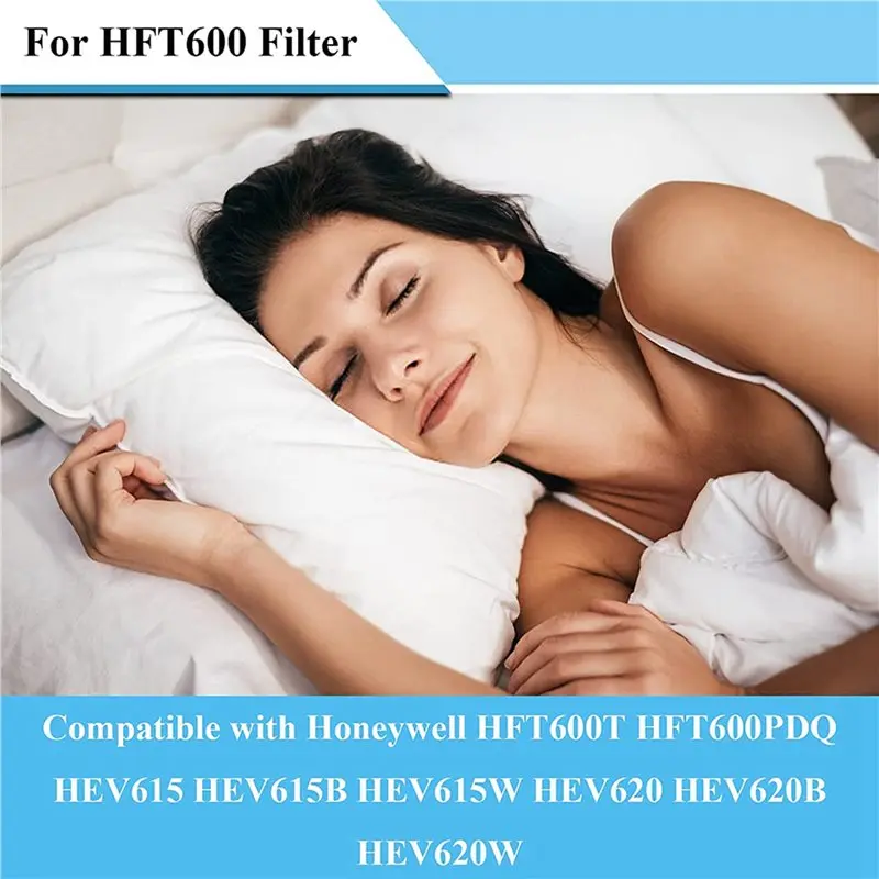 A38T-12Pcs HFT600 Humidifier Wicking Filters T Compatible For Honeywell Tower Humidifier HEV615 HEV620, Compare To HFT600T