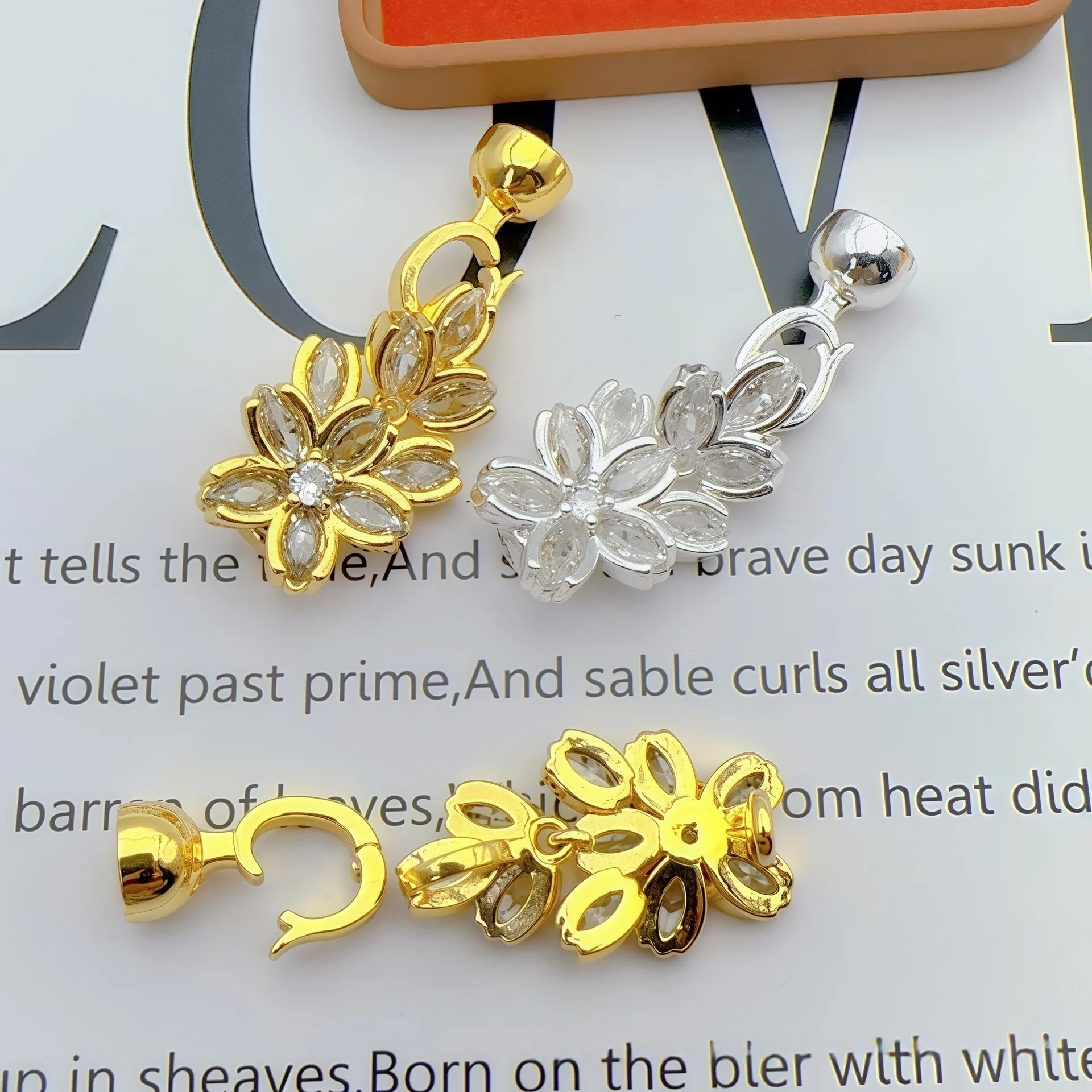 

1 шт. циркониевый браслет-ожерелье с жемчугом, цветочный, однорядный, с застежкой, аксессуары для изготовления ювелирных изделий своими руками, оптом