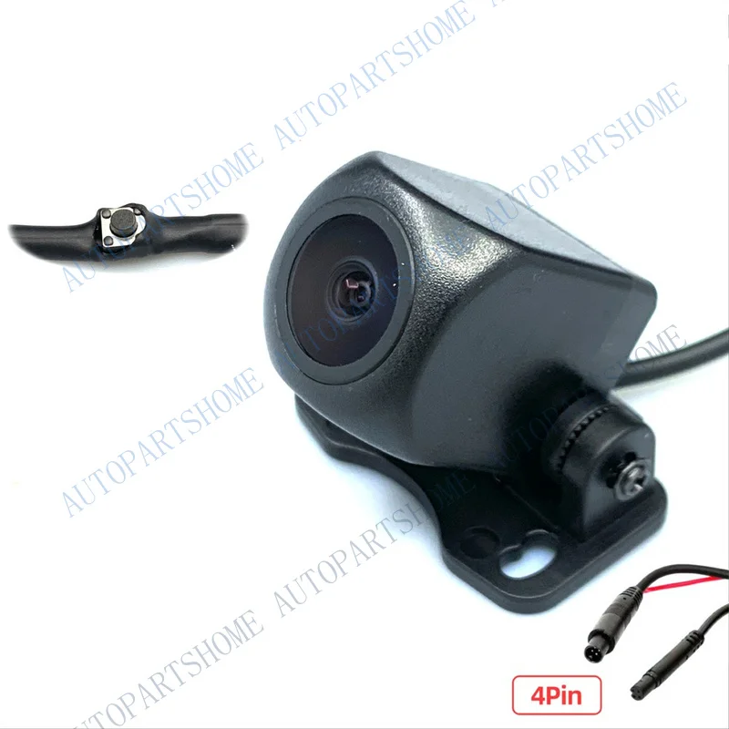 Z... For Car DVR Mirror Dash Cam 4Pin Rear View Backup Camera w/25cm Cable 2.5mm Jack
