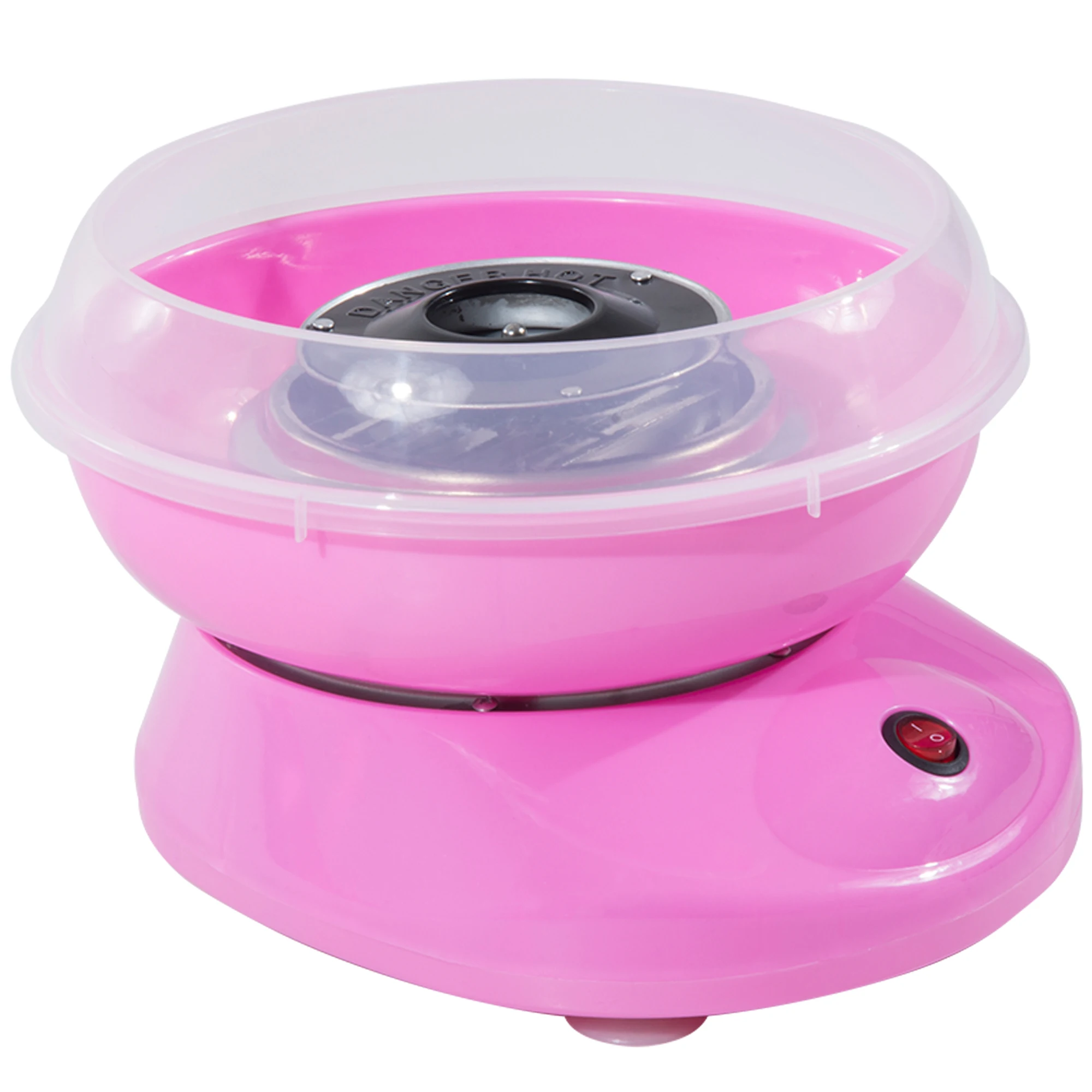 Homcom Maquina Profesional Para Nubes De Algodon De Azucar Acero Inox. Y Aluminio 450W 27X26X18Cm