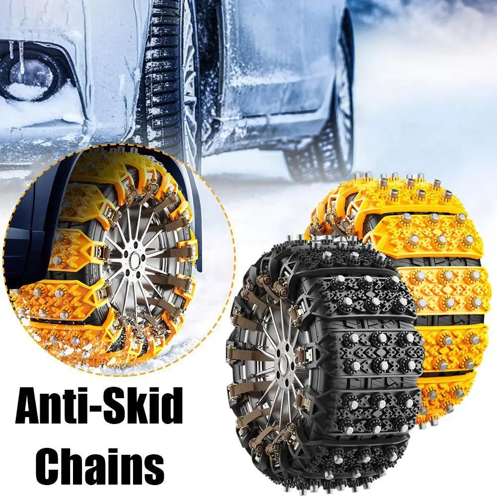 Universal Anti-Slip Car Wheel Chains Off Road Snow Chain Car Tire Chains For Travel Climbing Tires For Cars Spikes For Car Tires