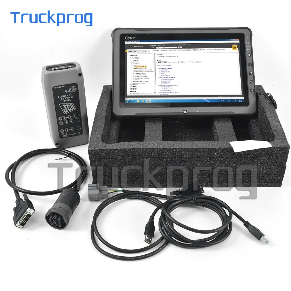 For JCB Agricultural Excavator datalink adapter DLA Construction Equipmentfor Service parts pro SPP diagnostic Tool F110 tablet