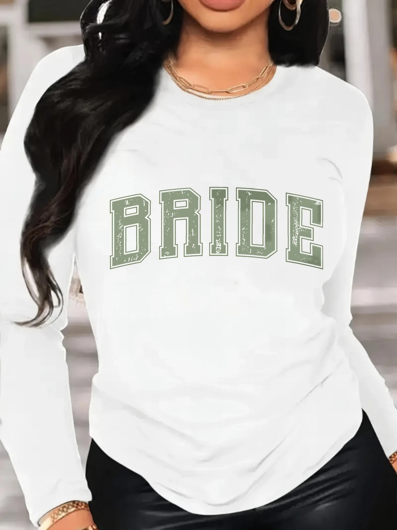 T-shirt a maniche lunghe unisex di Halloween color sposa, accogliente comfort in cotone per le notte autunnali, divertente e spettrale in stile stagionale