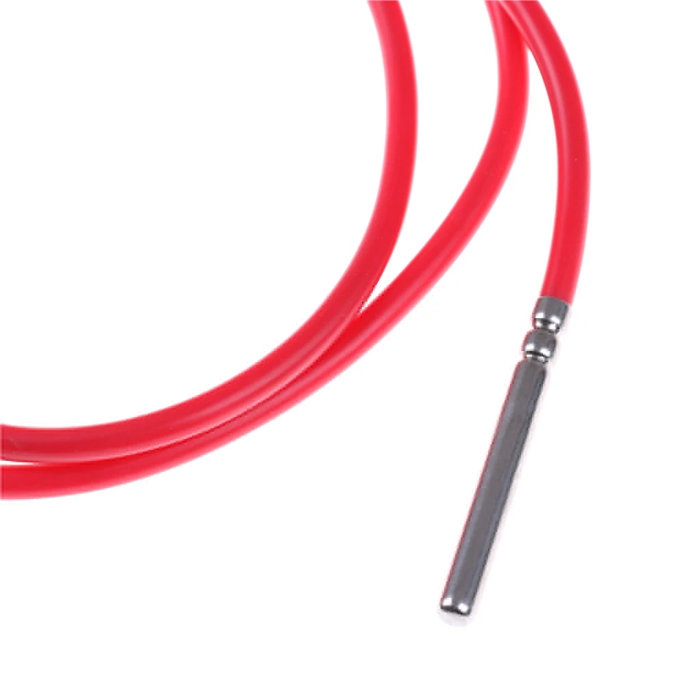 New DS18b20 Silicone Wire Temperature Probe Waterproof 18b20 Temperature ProbHot Silicone Wire Metal Stainless Steel