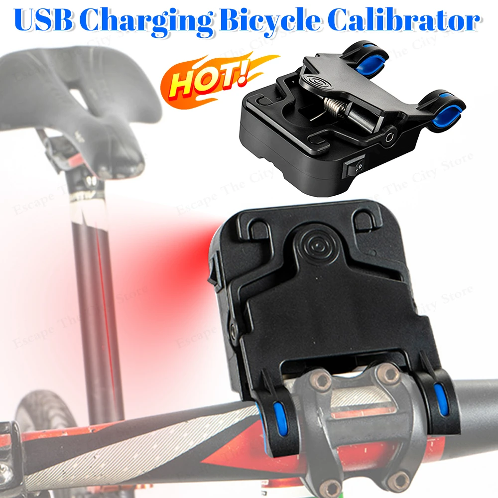 

Bicycle Laser Corrector Handlebar Saddle Positioner USB Charging Bike Handlebar Saddle Calibration Device Bicycle Repair Tool