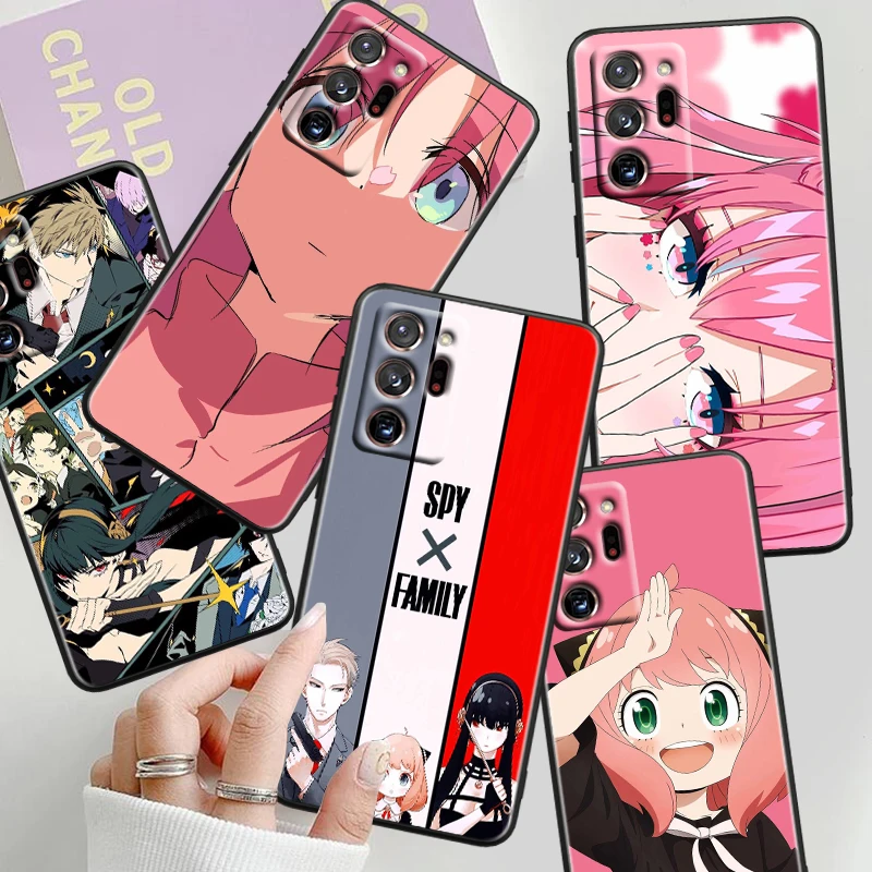 

Anime SPY X FAMILY Comics For Samsung Note 20 10 Ultra Plus A31 A14 A12 A70 A34 A25 A04 A05 A15 A24 5G Black Soft Phone Case