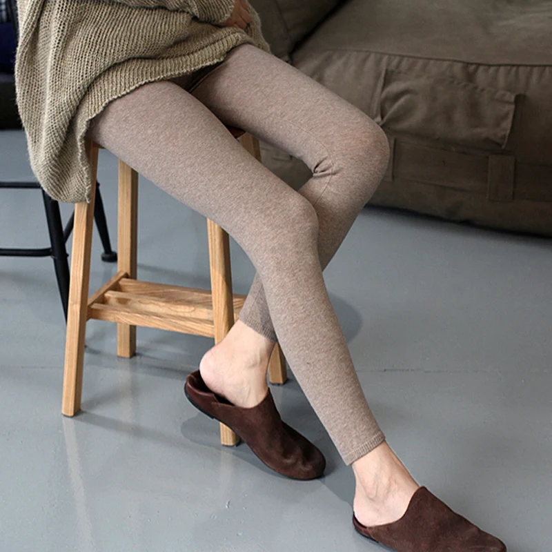 High-quality Sheep Hot Sales Leggings Women Autumn Winter Wool Long Elastic Ladies Fashionable Versatile Basic Style Warm Pants