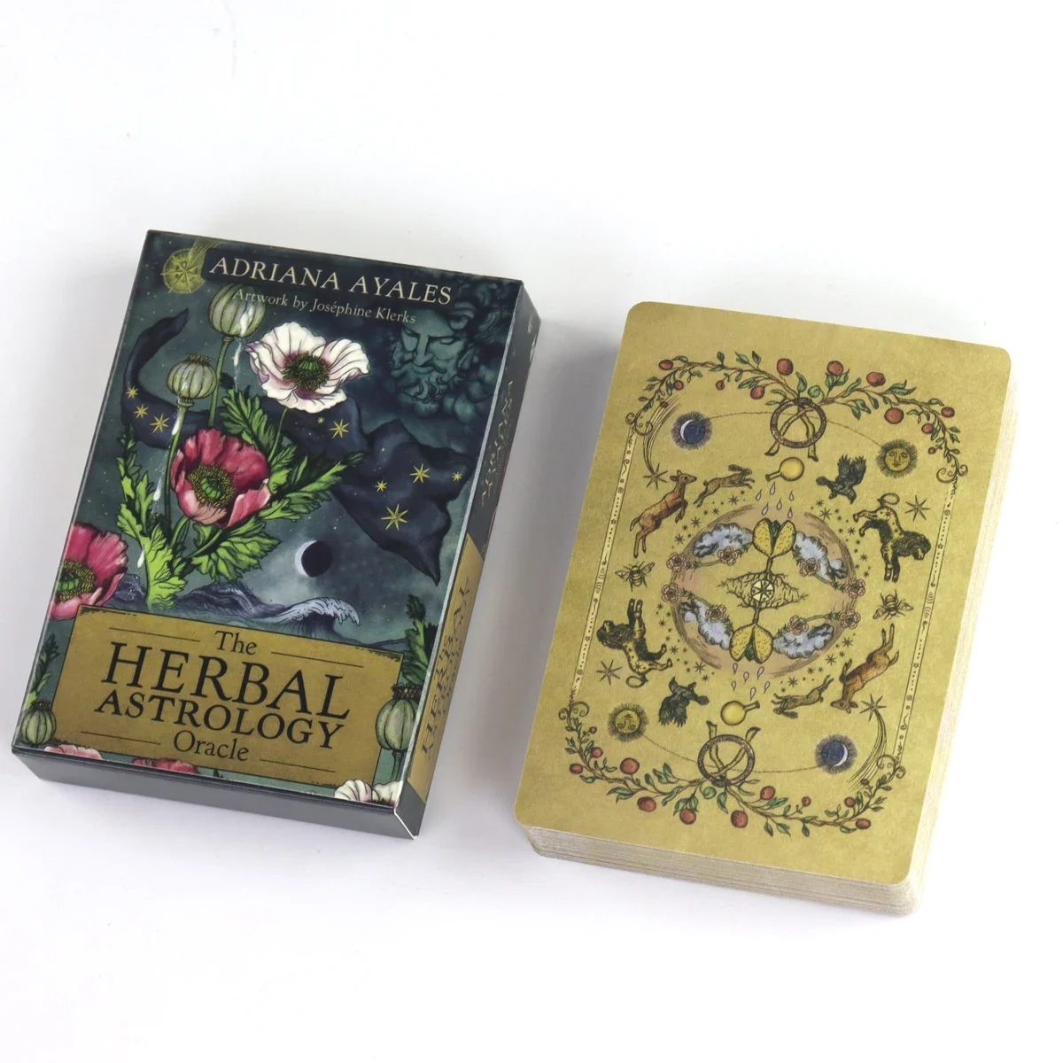 The Herbal Astrology Oracle Cards Deck giochi di mazzo di tarocchi Oracle Deck divinazione Party Desktop Toy Entertainment Leisure 18 +