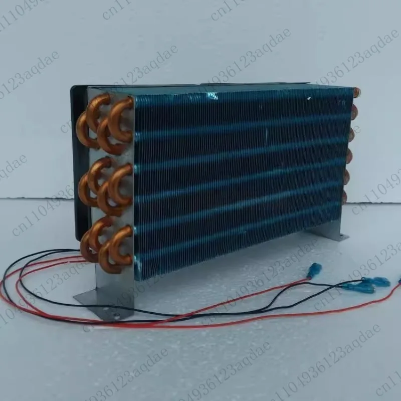 

Miniature Condenser Air-Cooled Copper Tube Finned Heat Sink Refrigeration Evaporator with Fan CP4x6x240