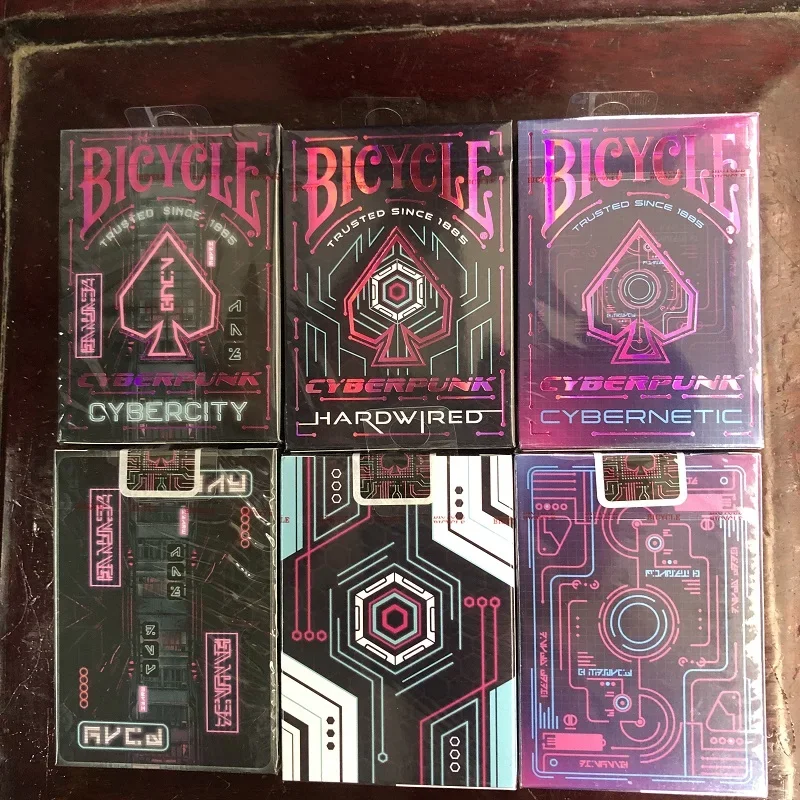 Bicycle Cybercity Playing Cards Deck Magic Card Games Magic Tricks for Magician Card Shuffler Poker Card