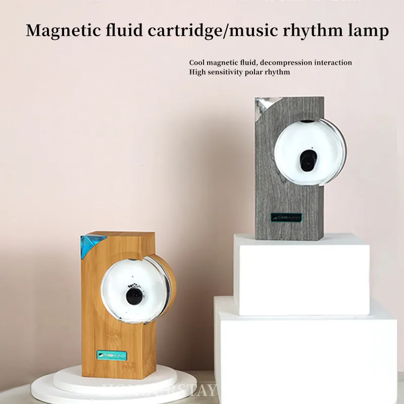 Magnetic Fluid Pickup Light Wireless Music Companion Portable Venom Music Rhythm Light Desk Ornament Decompression Toy