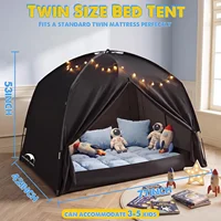 Twin Bed Tent for Kids and Adults, Indoor Blackout Sleeping Play Tents 3