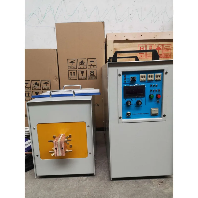 40KW 30-80Khz Frequency Induction Heater Furnace LH-40AB Fast Shipping High Quality