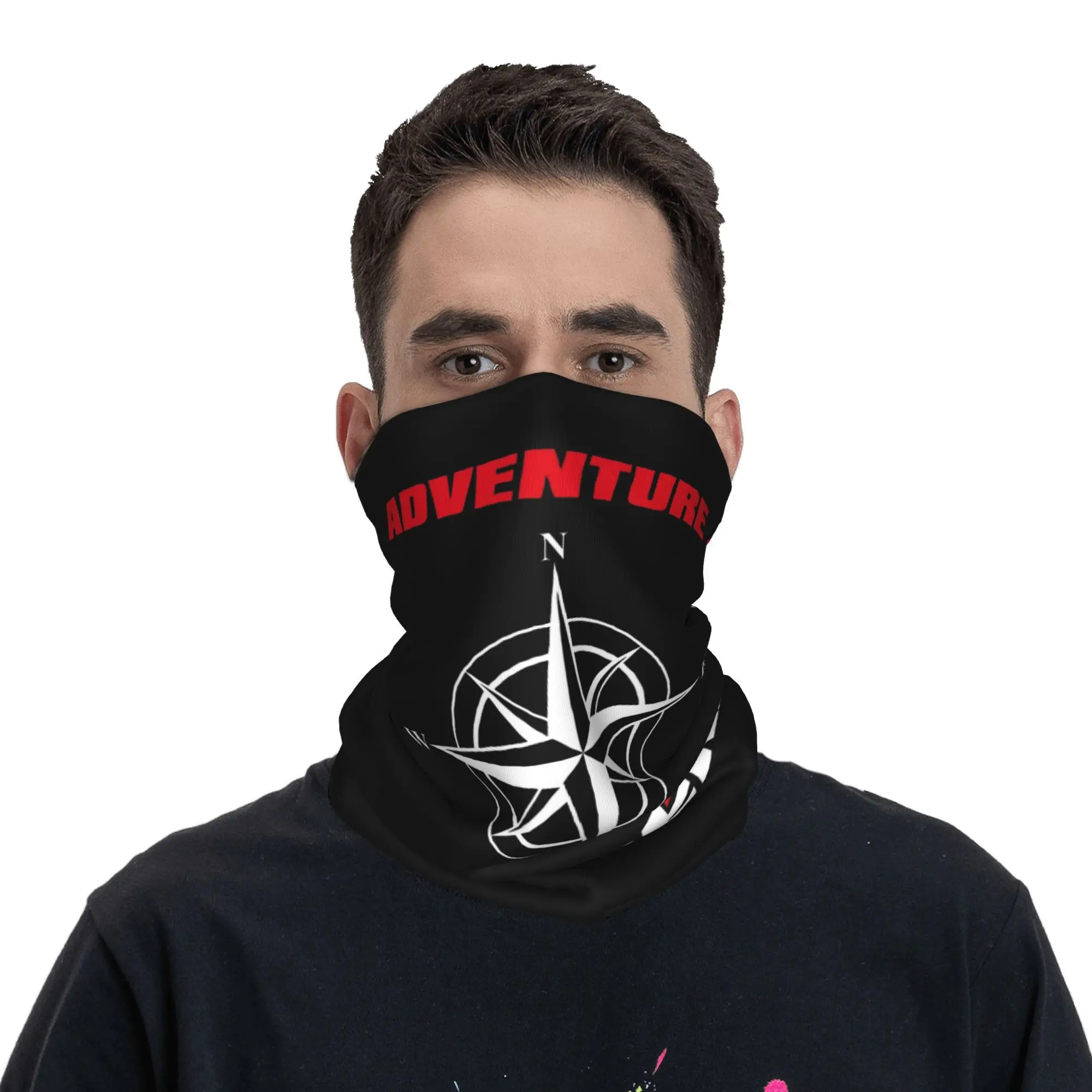 

Super Tenere Adventure Bandana Neck Cover Printed Balaclavas Mask Scarf Multi-use Cycling Running for Men Women Adult Windproof