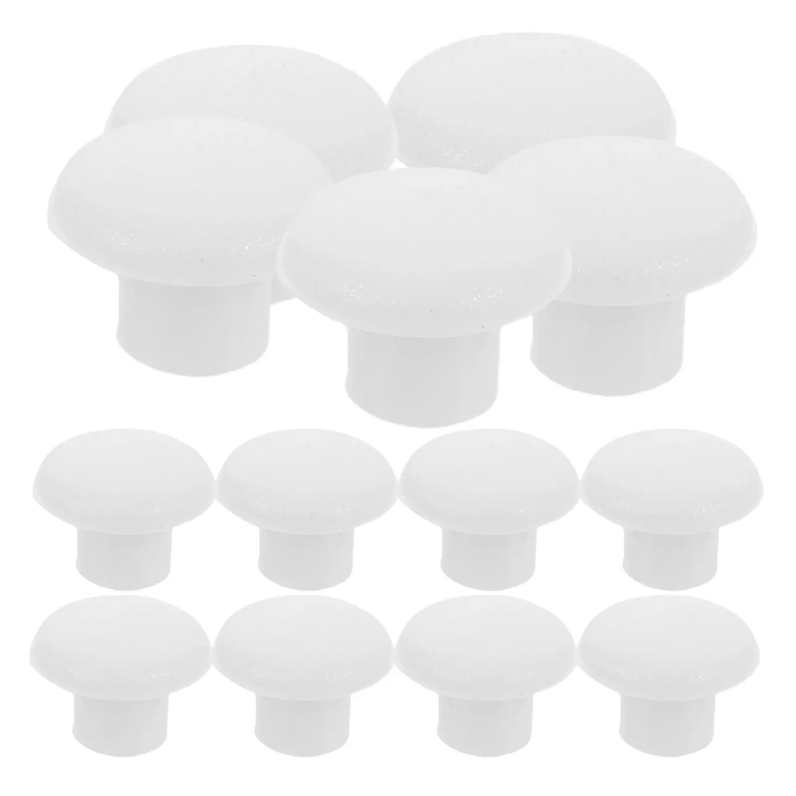 1200Pcs Plastic Screw Hole Plugs White Round Caps Covers Furniture Decorative Hole Cover for Cabinet Shelf Decorative Screw Caps