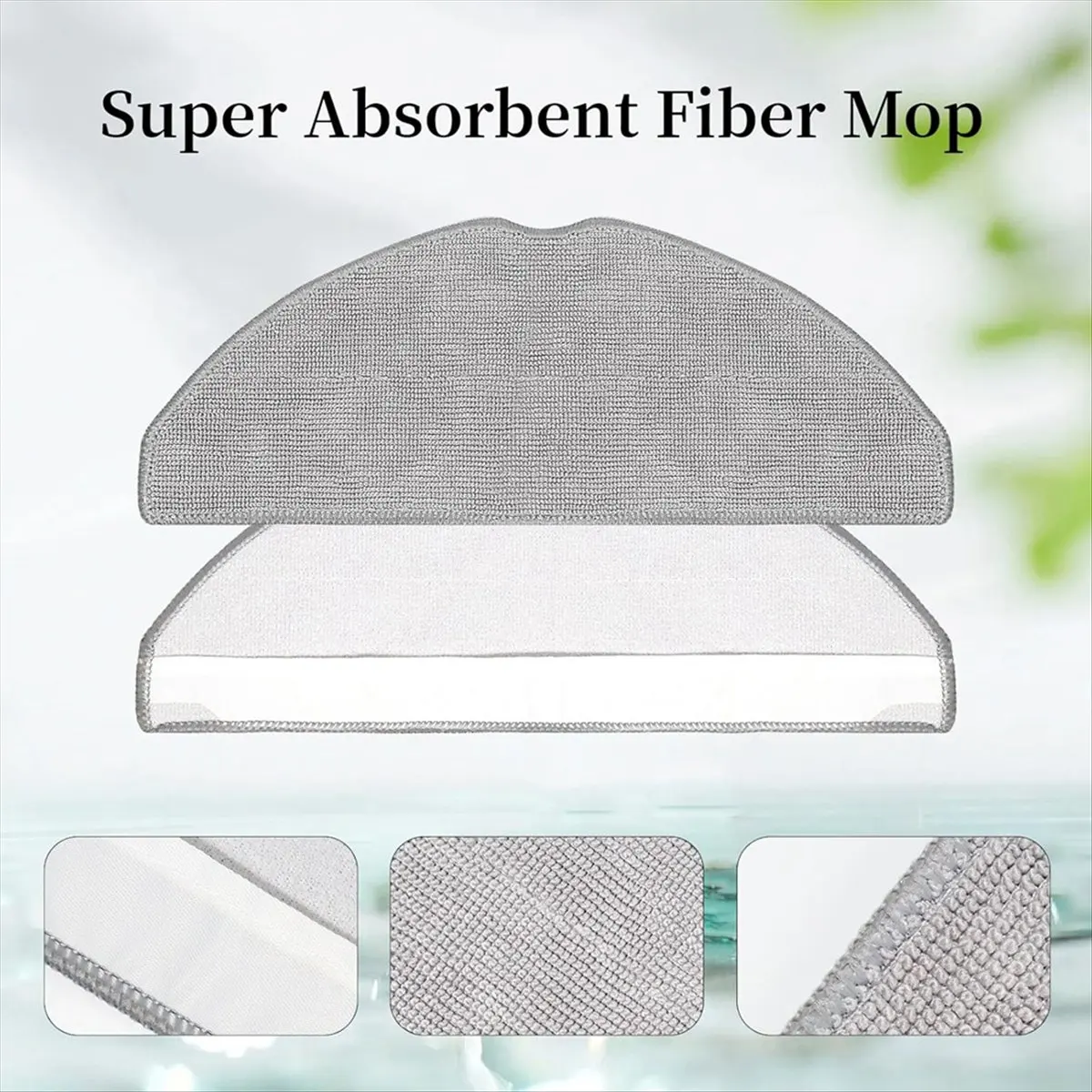 A04V 6Pcs Mop Cloth… - image