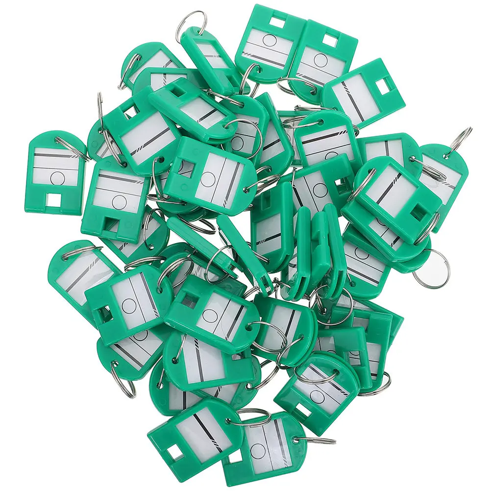 35Pcs Plastic For Keys Organizer For Storage Travel Label Tags Numbered Colored Keychain Organizers