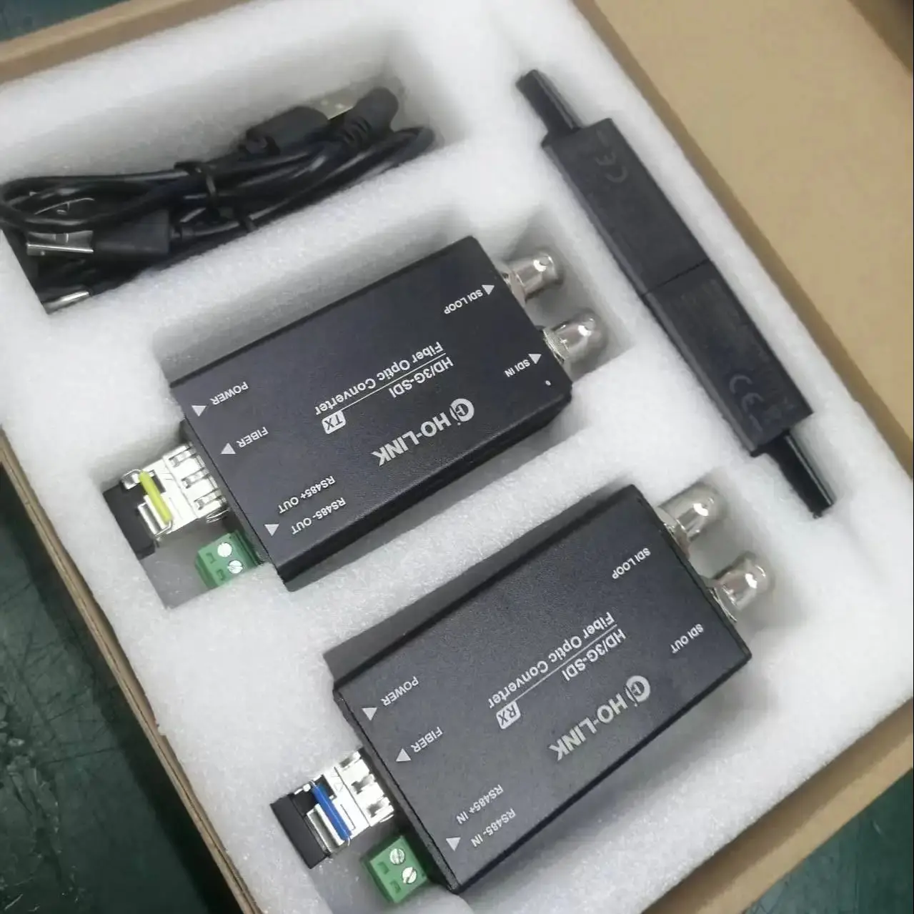 

Mini Fiber Optic Transport Unit with 3G SDI, RS485 Data