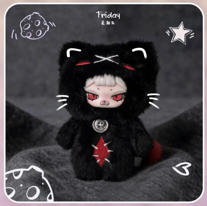 PIKU The Week Blind Box Mystery Toys Weekend Dolls Monday Model