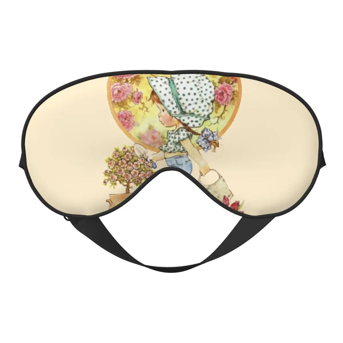 

Kawaii S-Sarahs K-Kays Soft Eye Mask Sleeping Blindfold Girl Roses And Watering Lunch Break Women Eye Patch Nap Health Eye Cover