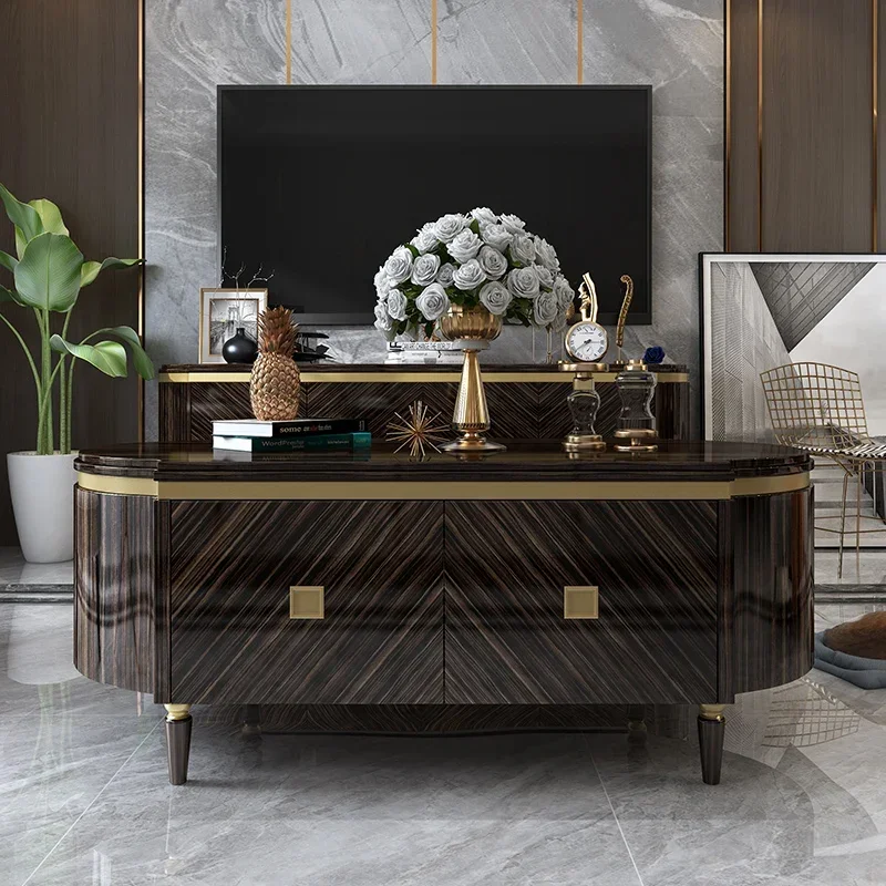 

Легкий роскошный шкафчик для гостиной, журнальный столик, комбинированный шкаф для телевизора из массива дерева, мебель Cajonera Armario Vitrina Muebles