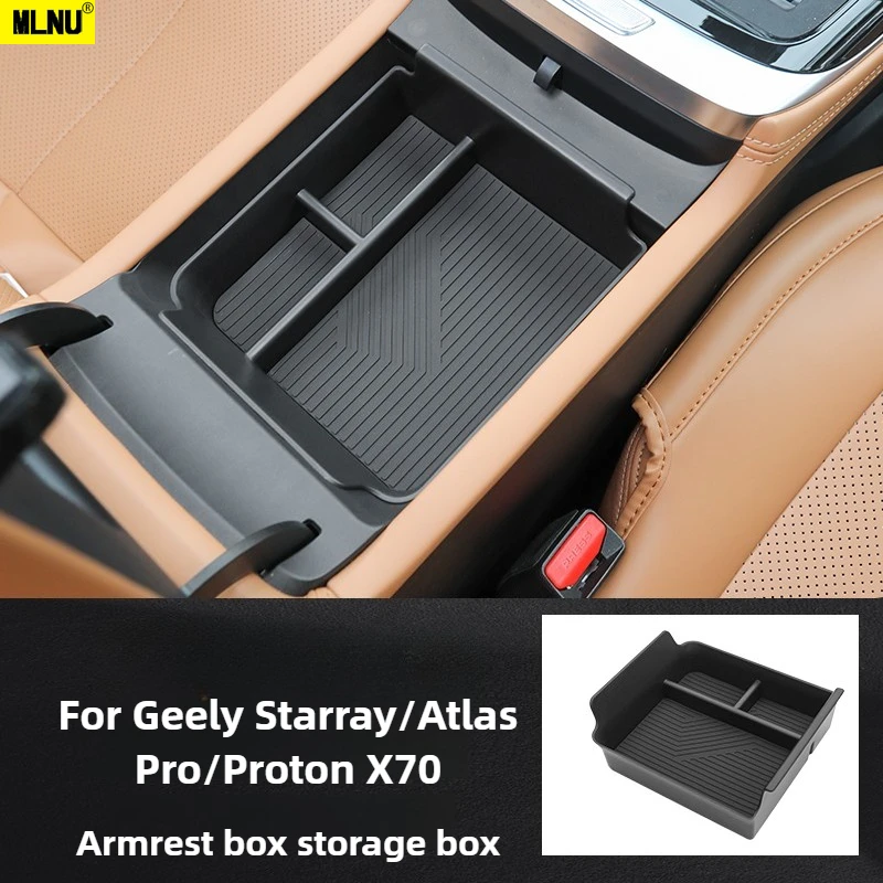 

Armrest Box Organizear For Geely Starray/Atlas Pro/Proton X70 Accessorie 2024-2025,Divided Storage,Anti-Rattle,Scratch-Resistant