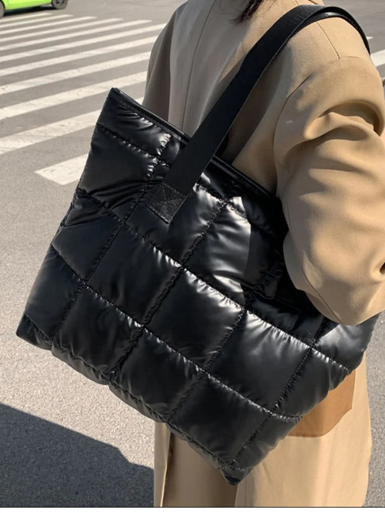 Women's Shoulder Bag Light Large Bag Women's Fashion Cotton Tote Bag Large Capacity Shoulder Bag Commuting Bag view 6