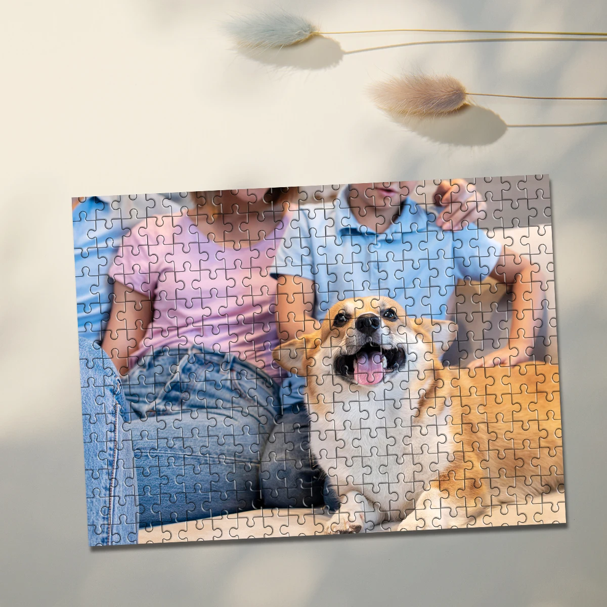 35/300/500/1000pcs Personalized Custom Photo Puzzle Pet dog Jigsaw puzzle Wooden/cardboard for Adults DIY Toys Decoration