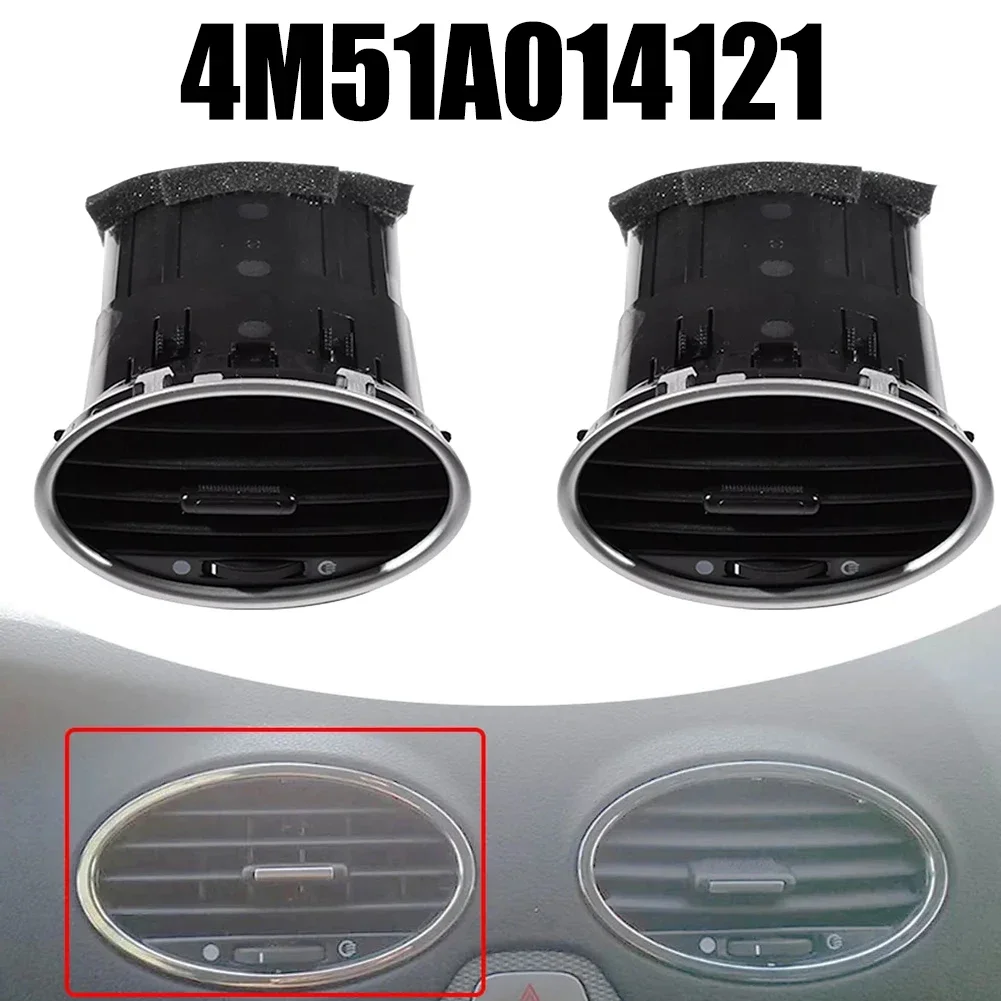 1/2/4 pezzi presa aria condizionata cruscotto sfiato AC sfiato per Ford Focus MK2 2005-2013 4M51A 014121   Sostituisci gli accessori per auto