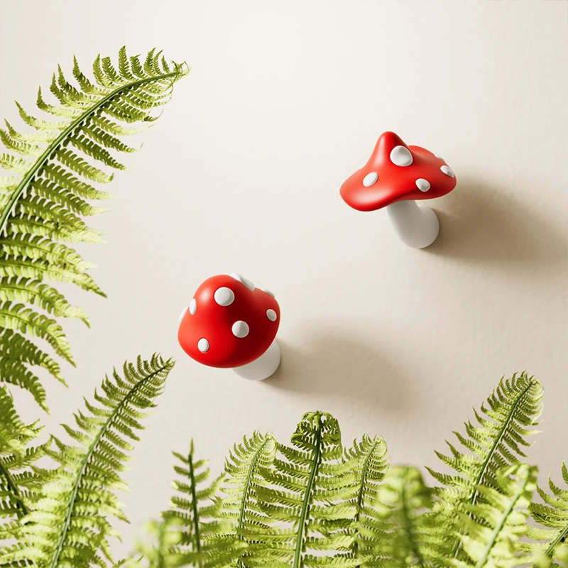 Cute Mushroom hook  decoración hogar  girls room decor  room decor  baby kamer decoratie