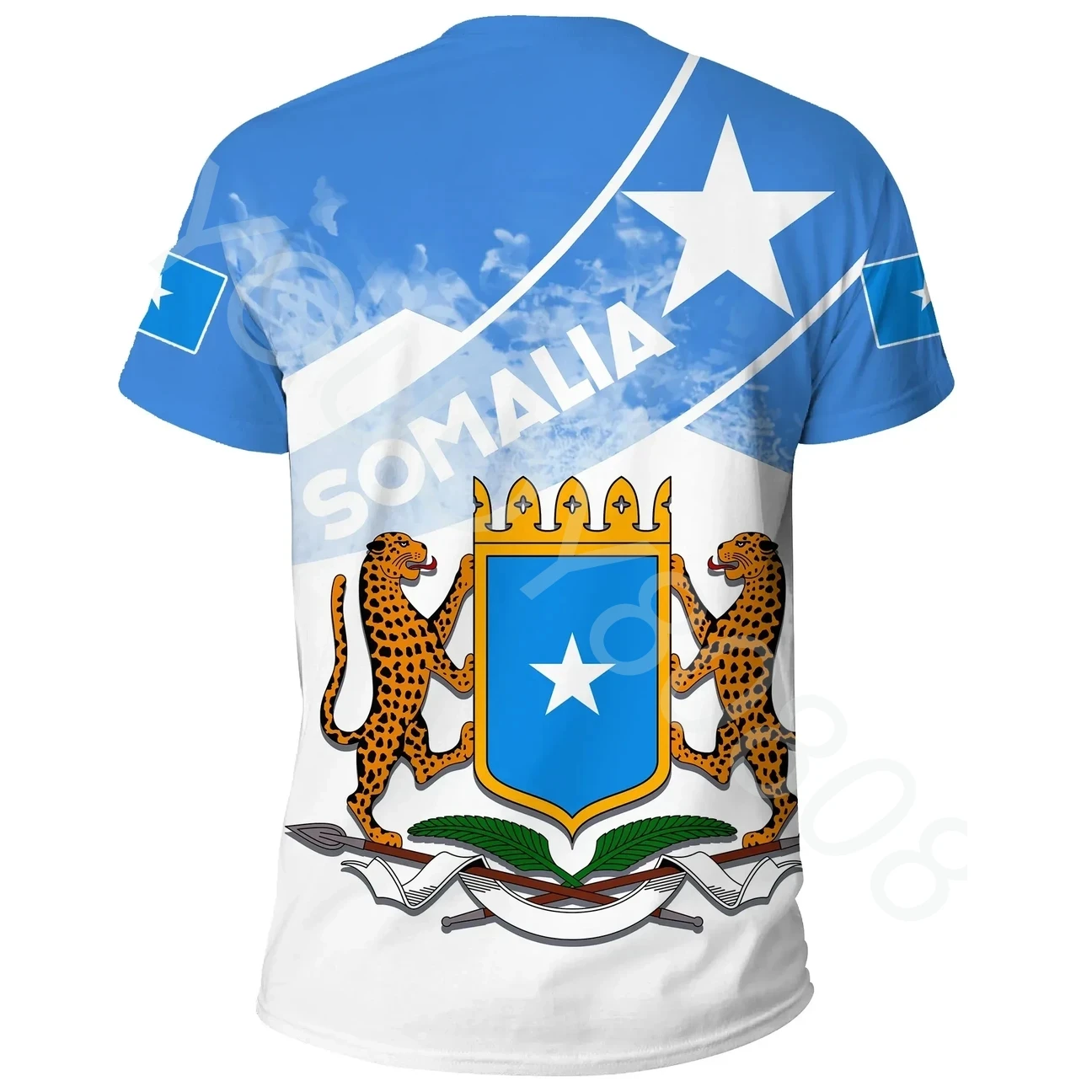 New Casual Loose Sweatshirt African Region T-Shirt - Somalia Alternative Flag T-Shirts Clothing Tops for Men and Women