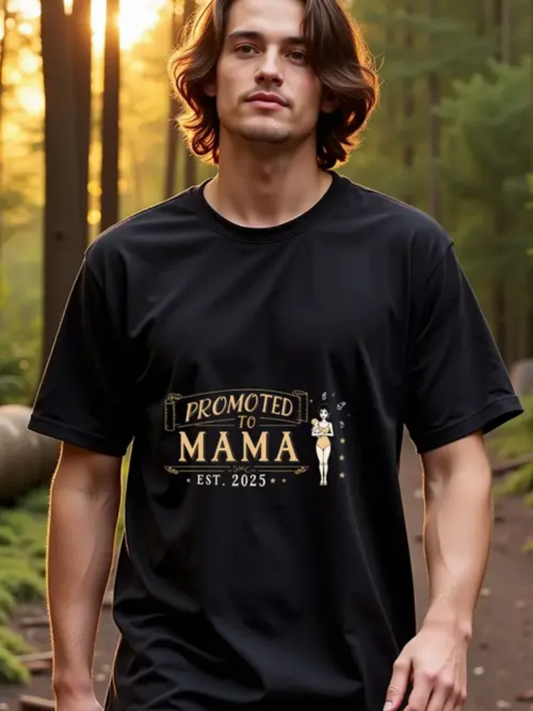 

Спортивные произведения, черные мужские футболки, способные в Маме Эст. 2025 — футболки с объявлением о беременности, одежда для тренировок, мужские футболки