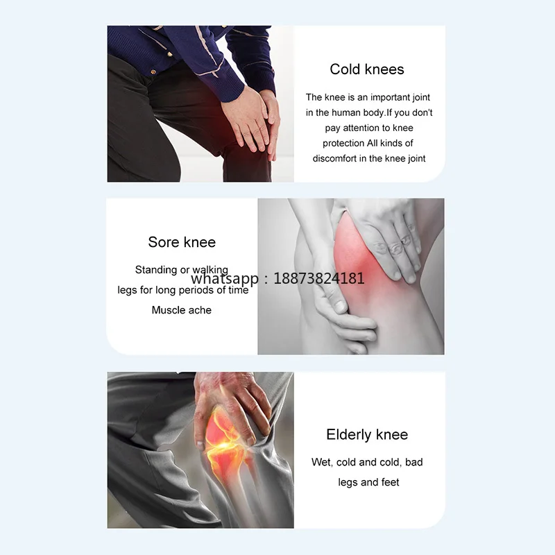 Beautiful Legs Wireless Knee Massager Heat Air Compression Vibrating Massage Reduce Swelling Relieve Soreness for Feet fast ship