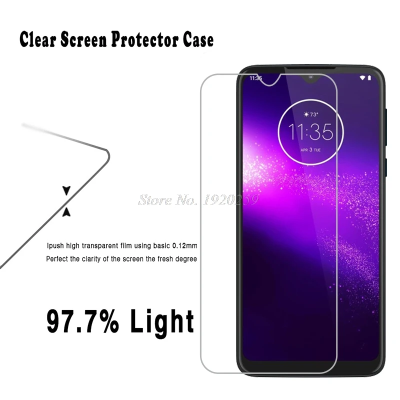 Tempered Glass For Motorola One Fusion Plus Hyper Macro Zoom Protective Film On Moto E 2020 Screen Protector