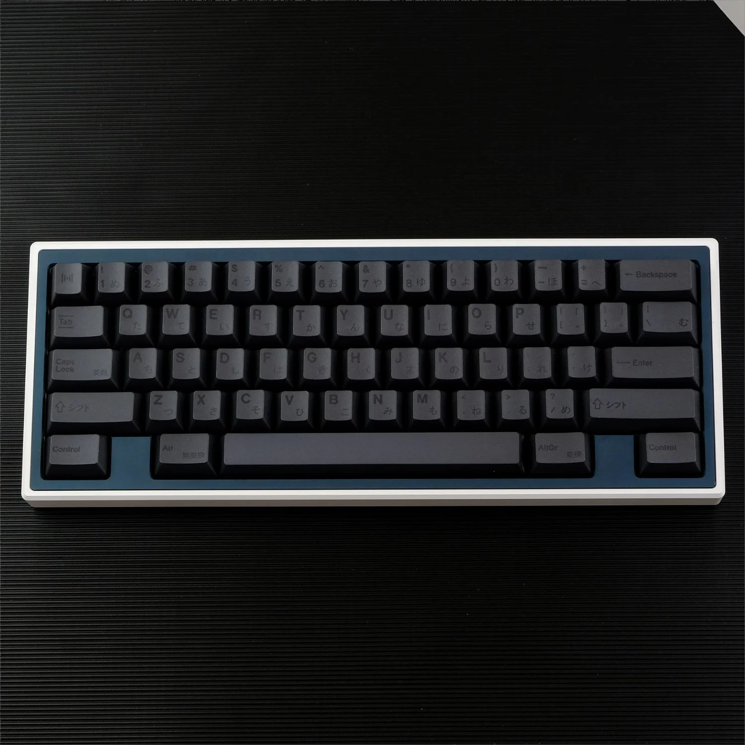 BOB Minimalist Black Japanese Keycaps Cherry Profile Dye Sub PBT Suit for 61 68 75 84 87 98 104 Layout GK61 Mechanical Keyboard