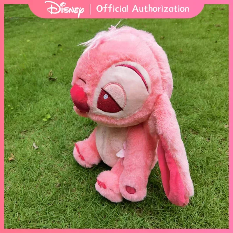 Disney Sakura Ice Cream Lilo & Stitch Doll, peluche rosa de dibujos animados, lindo Anime de peluche Kawaii, regalo de cumpleaños para niños, 30-45CM, nuevo